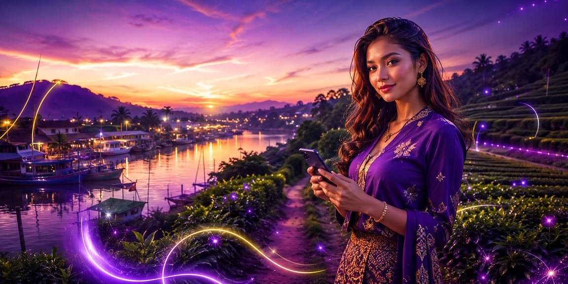 Pengguna Malaysia menggunakan aplikasi kasino mudah alih indo13 pada telefon Android